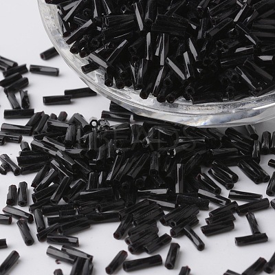 Glass Twisted Bugle Beads SEED-K002-A01-1-1