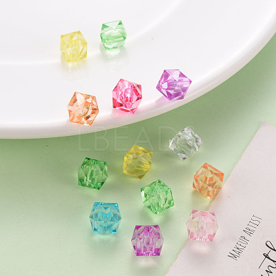 Transparent Acrylic Beads X-TACR-Q259-10mm-V-1