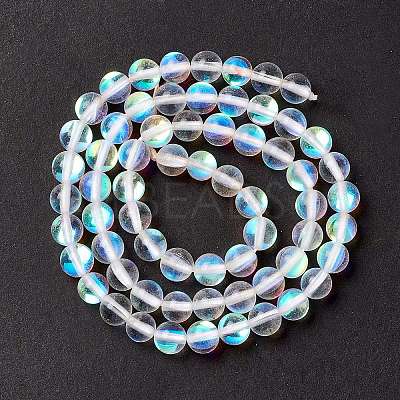 Synthetic Moonstone Beads Strands G-E573-02A-14-1