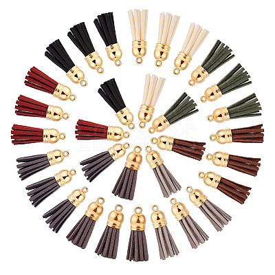 Faux Suede Tassel Pendant Decorations FIND-PH0002-57B-1