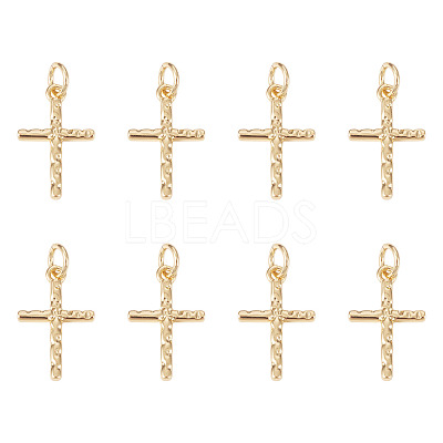 8Pcs Brass Pendants KK-TA0002-50-1