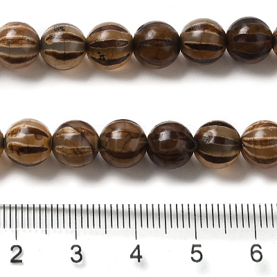 Tibetan Style dZi Beads Strands TDZI-NH0001-A02-02-1