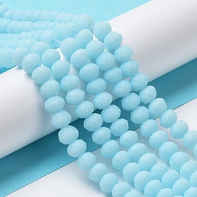 Glass Beads Strands EGLA-A034-P6mm-MD06-1