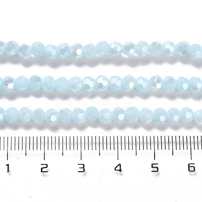 Electroplate Opaque Glass Beads Strands EGLA-A035-P4mm-A10-1