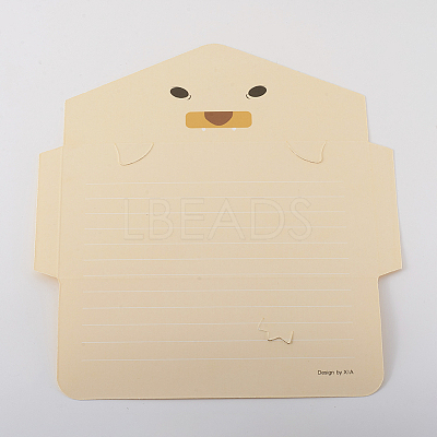 Animal Cartoon Greeting Cards DIY-WH0161-08-1
