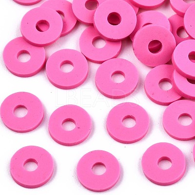 Handmade Polymer Clay Beads CLAY-Q251-8.0mm-57-1