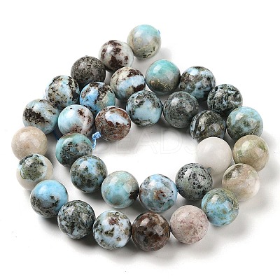 Natural Larimar Beads Strands G-P524-A02-05-1