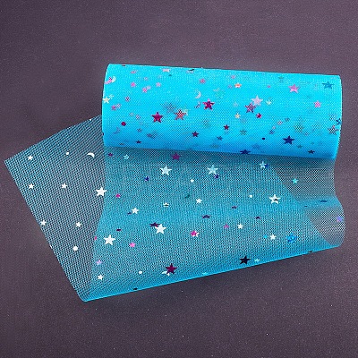 Star Sequin Deco Mesh Ribbons OCOR-P010-F09-1