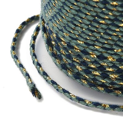 4-Ply Polycotton Cord with Metallic Thread OCOR-Z003-C14-1