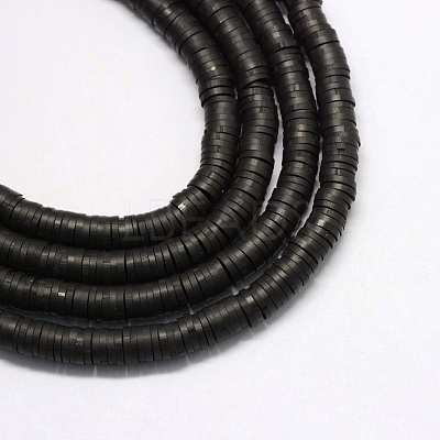 Handmade Polymer Clay Beads X-CLAY-R067-3.0mm-42-1