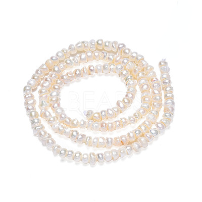 Natural Cultured Freshwater Pearl Beads Strand PEAR-N015-03B-1
