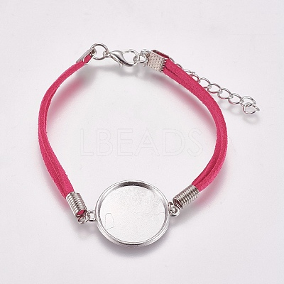 Suede Bracelet Making LS-MAK-WH0007-01B-1