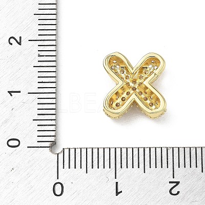 Brass Micro Pave Cubic Zirconia Pendants KK-A300-02G-X-1