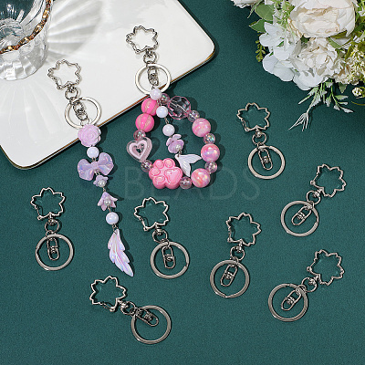 18Pcs Alloy Keychain Clasps KEYC-SC0001-72P-1