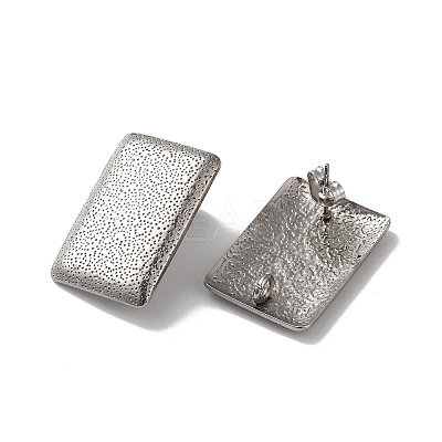 Non-Tarnish 304 Stainless Stud Earring Findings LS-STAS-M314-02A-P-1