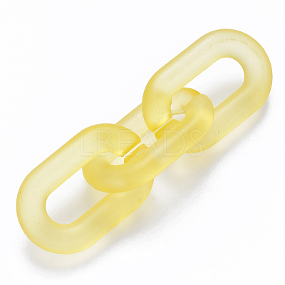 Transparent Acrylic Linking Rings OACR-S036-006A-K10-1