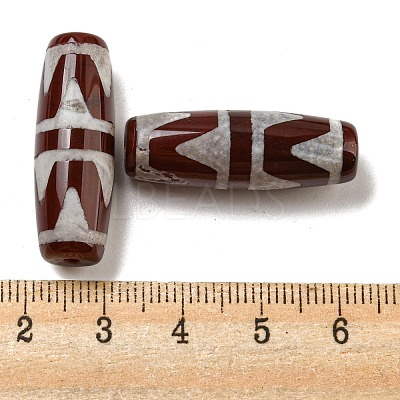 Tibetan Style dZi Beads Strands G-P526-A05-1