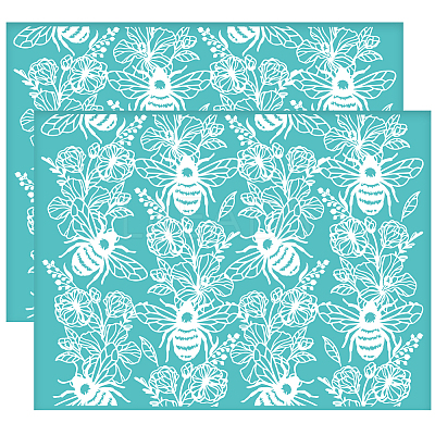 Self-Adhesive Silk Screen Printing Stencil DIY-WH0338-259-1