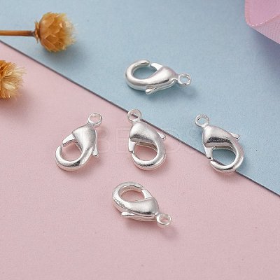 Brass Lobster Claw Clasps KK-901-S-NF-1