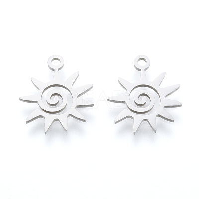 Non-Tarnish 201 Stainless Steel Charms STAS-N090-LA995-1-1