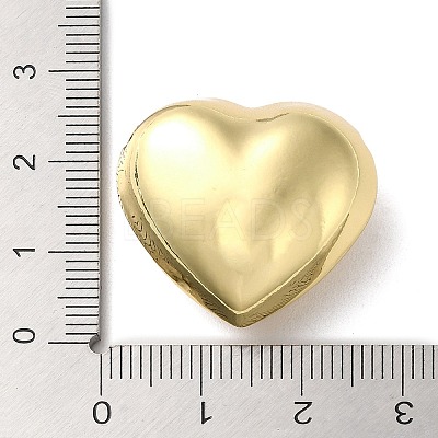 Rack Plating Brass Beads KK-K343-13G-1