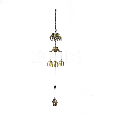 Iron Wind Chimes HJEW-WH0006-16-1