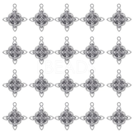 50Pcs Tibetan Style Alloy Pendants FIND-SC0007-81-1