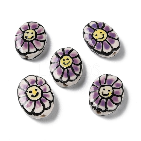 Handmade Porcelain Beads PORC-G011-04J-1