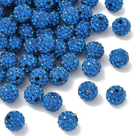 Pave Disco Ball Beads LS-RB-H258-10MM-243-1