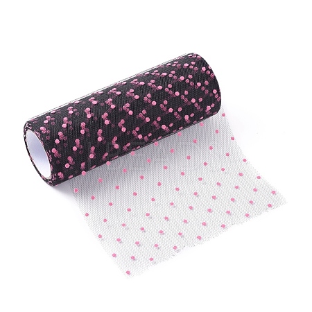 Polka Dot Deco Mesh Ribbons OCOR-I005-F02-1