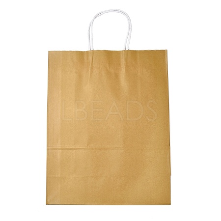 Pure Color Kraft Paper Bags AJEW-G020-D-06-1