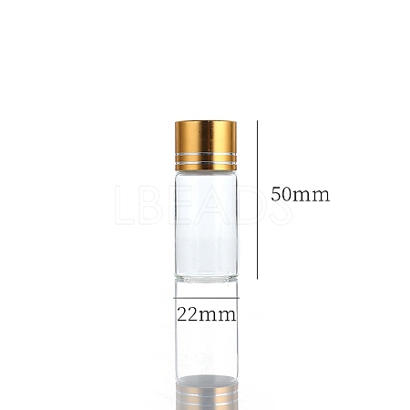 Clear Glass Bottles Bead Containers CON-WH0085-77D-02-1