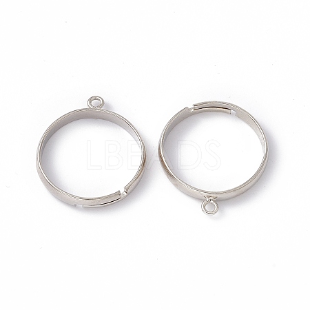 Brass Loop Ring Bases EC159-1