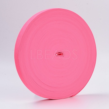 Colored Flat Elastic Rubber Band EC-WH0002-06-1