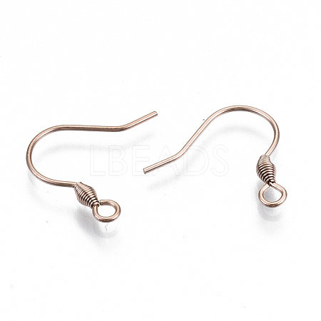 304 Stainless Steel Earring Hooks STAS-S111-011RG-NR-1