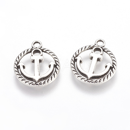 Tibetan Style Alloy Pendants X-TIBEP-3768-AS-LF-1