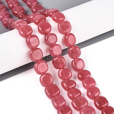 Natural White Jade Beads Strands G-N354-01A-02-1