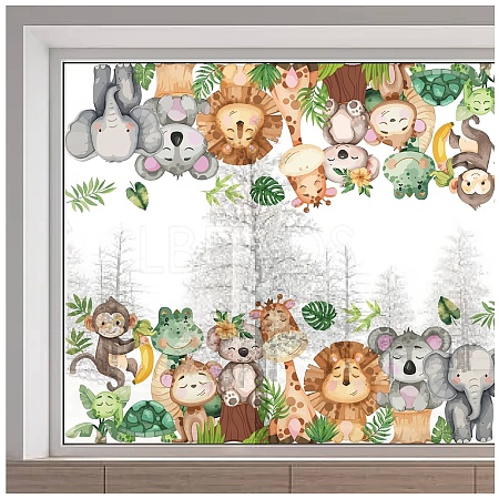 PVC Window Static Stickers AJEW-WH0385-0086-1