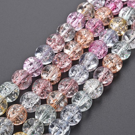 Crackle Glass Beads Strands GLAA-S192-B-009B-1