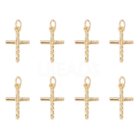8Pcs Brass Pendants KK-TA0002-50-1
