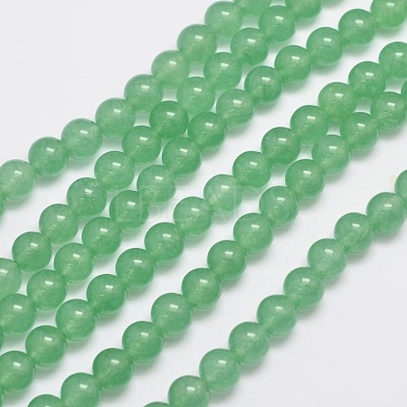 Natural & Dyed Malaysia Jade Bead Strands G-A146-8mm-A04-1