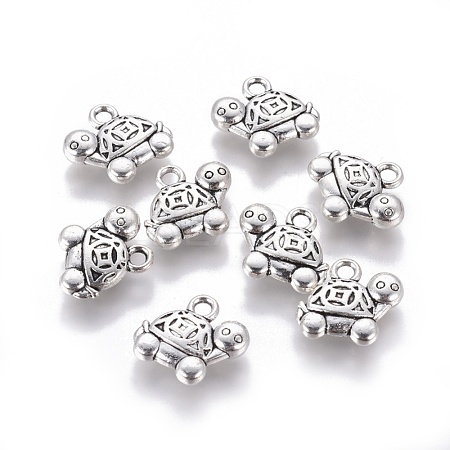 Tibetan Style Alloy Pendants TIBEP-E099-AS-1