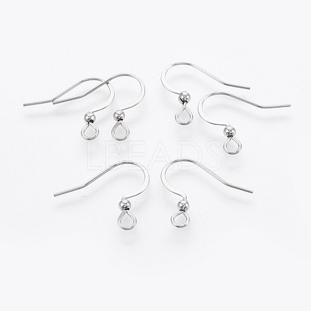 316 Surgical Stainless Steel French Earring Hooks STAS-P221-03P-1