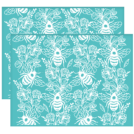Self-Adhesive Silk Screen Printing Stencil DIY-WH0338-259-1