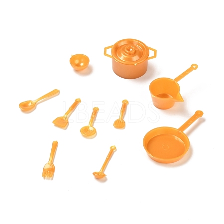 10Pcs DIY Plastic Miniature Kitchenware Set AJEW-K030-02B-1