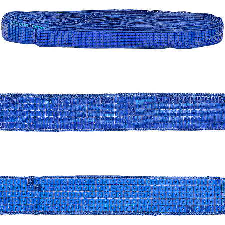 Polyester with PVC Paillette Lace Trim Ribbon OCOR-WH20050-015E-1