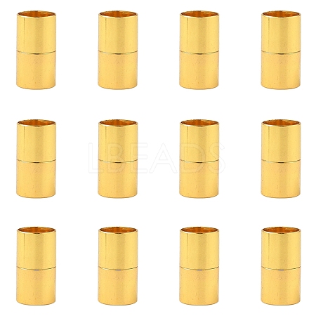 8Pcs Brass Magnetic Clasps KK-YW0003-10G-1