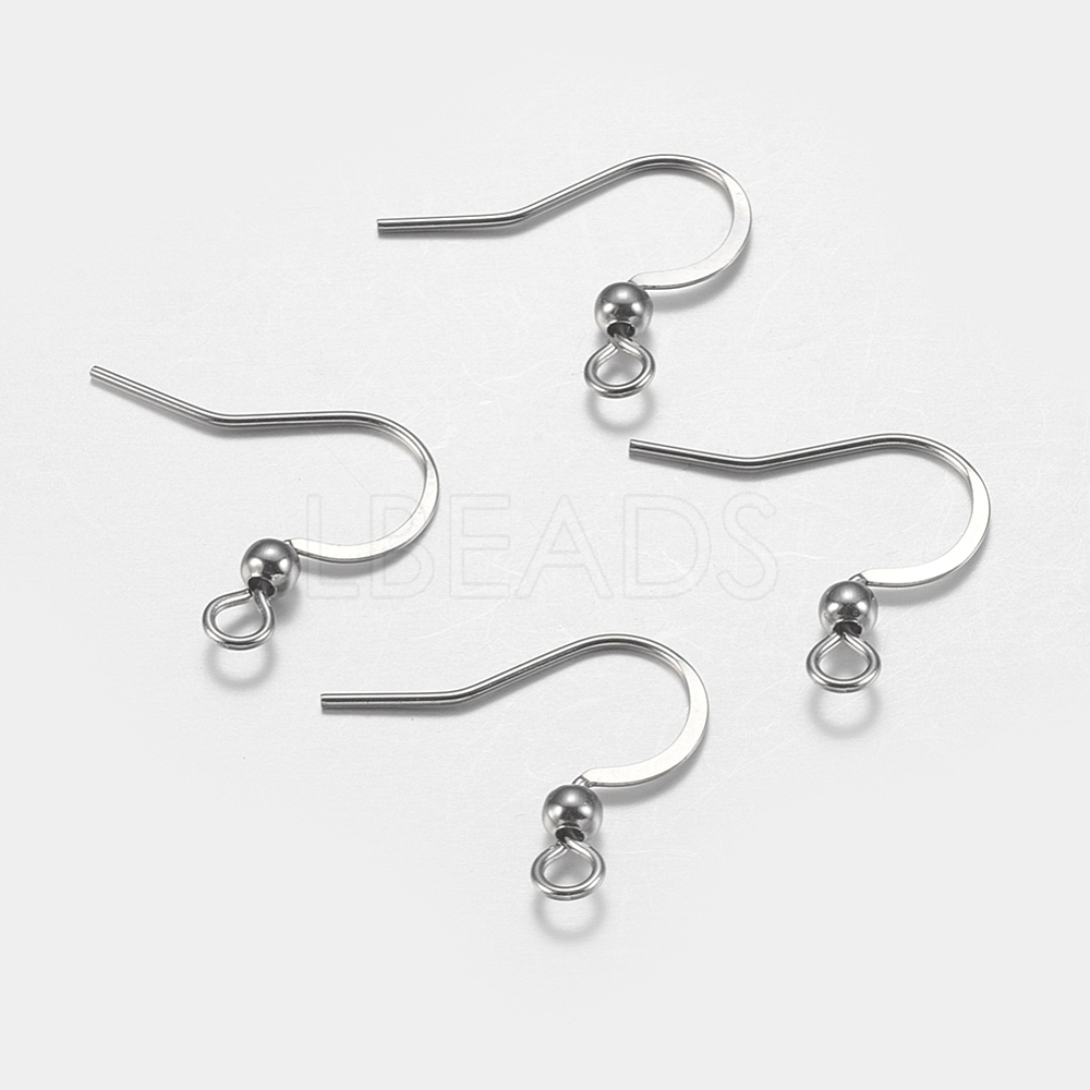 316 Surgical Stainless Steel French Earring Hooks - Lbeads.com