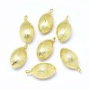 Brass Pendants KK-F764-06G-2