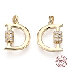 925 Sterling Silver Micro Pave Cubic Zirconia Charms STER-T004-12G-4